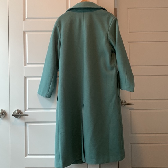 ASOS Turquoise Fully Lined Trench Coat - Picture 5 of 8